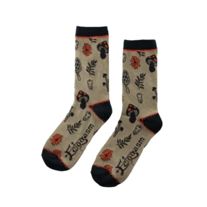 Autumn Forest Pattern Crew Socks